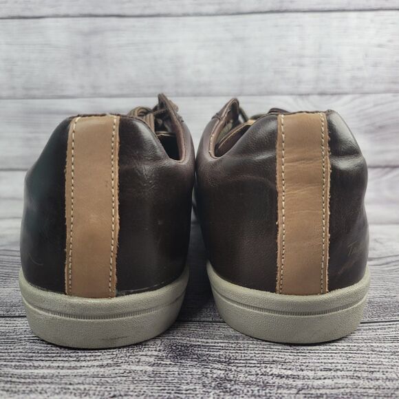TRUE RELIGION-Men’s 10.5 Brown Leather Athletic Shoes Sneakers main image 9